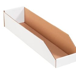 Corrugated Cardboard Storage Bins, 50 Piece