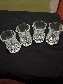 Whiskey Tumblers (Crystal style)  Old Fashioned Glasses