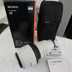 Sony FE 70-200mm F2.8 GM OSS II Lens w/Zeiss POL Filter - LIKE NEW