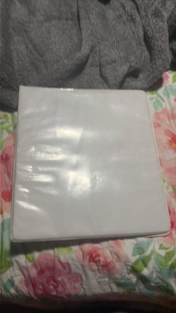White 3-Ring Binder
