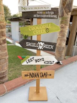 Custom- Handmade directional sign