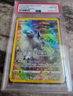 2023 POKEMON SWORD & SHIELD CROWN ZENITH #GG16 FULL ART/ABSOL PSA 10