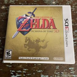 Nintendo 3DS Zelda Ocarina Of Time Video Game 