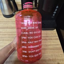 Used Gallon Water Drink Encourager 
