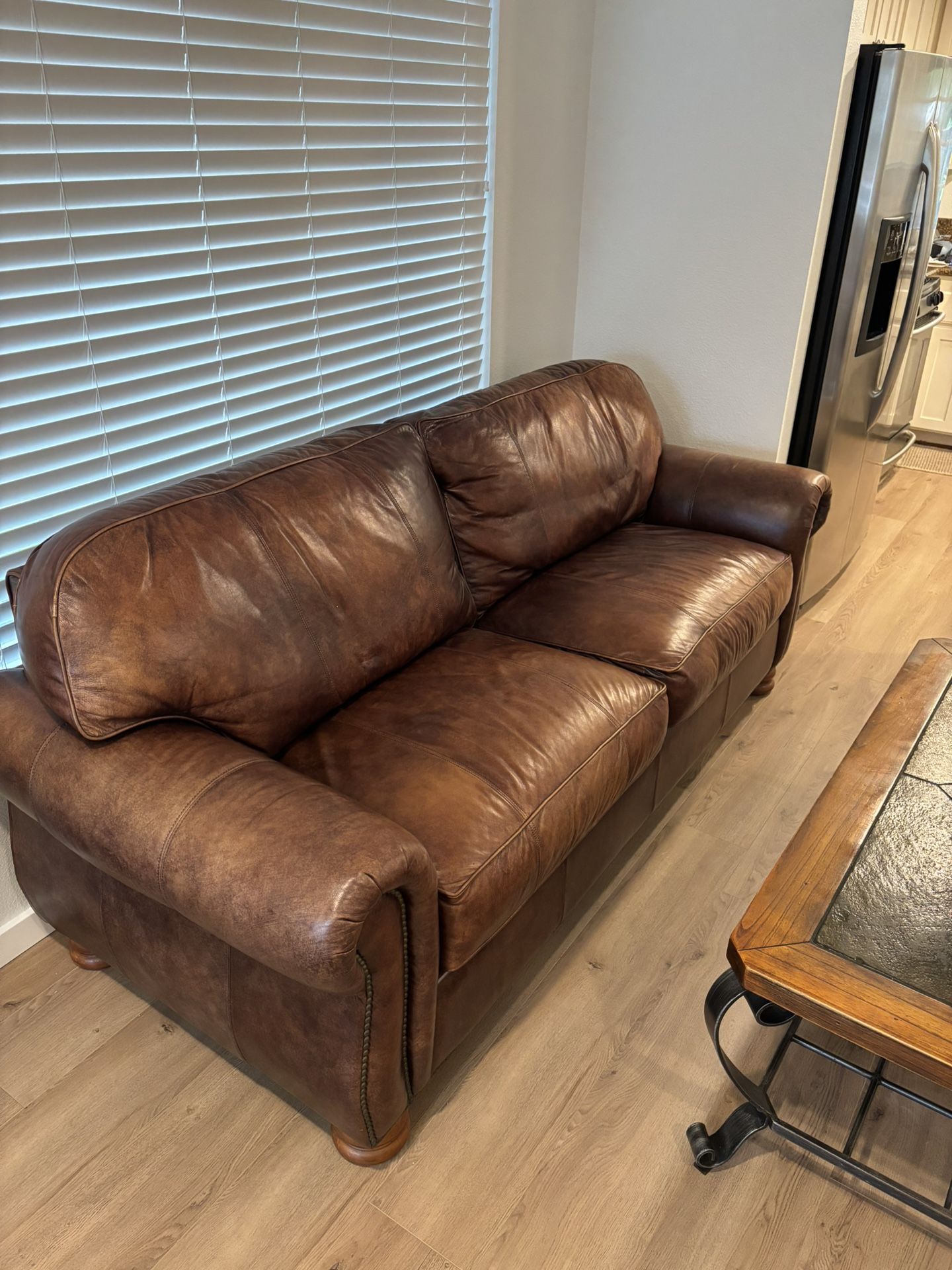 Thomasville Leather Couch