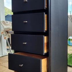 Nice Tall Wood Dresser.