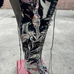 Thigh High Boot Heels