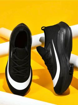Ultra-Light Cushioned Running Shoes, Knitted Running Shoes, Shock-Absorbing Marathon Sneakers, Unisex Professional Sports Shoes, Comfortable Casual Hi