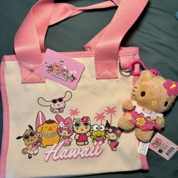 Exclusive ABC Canvas Tote From Hawaii hello Kitty 