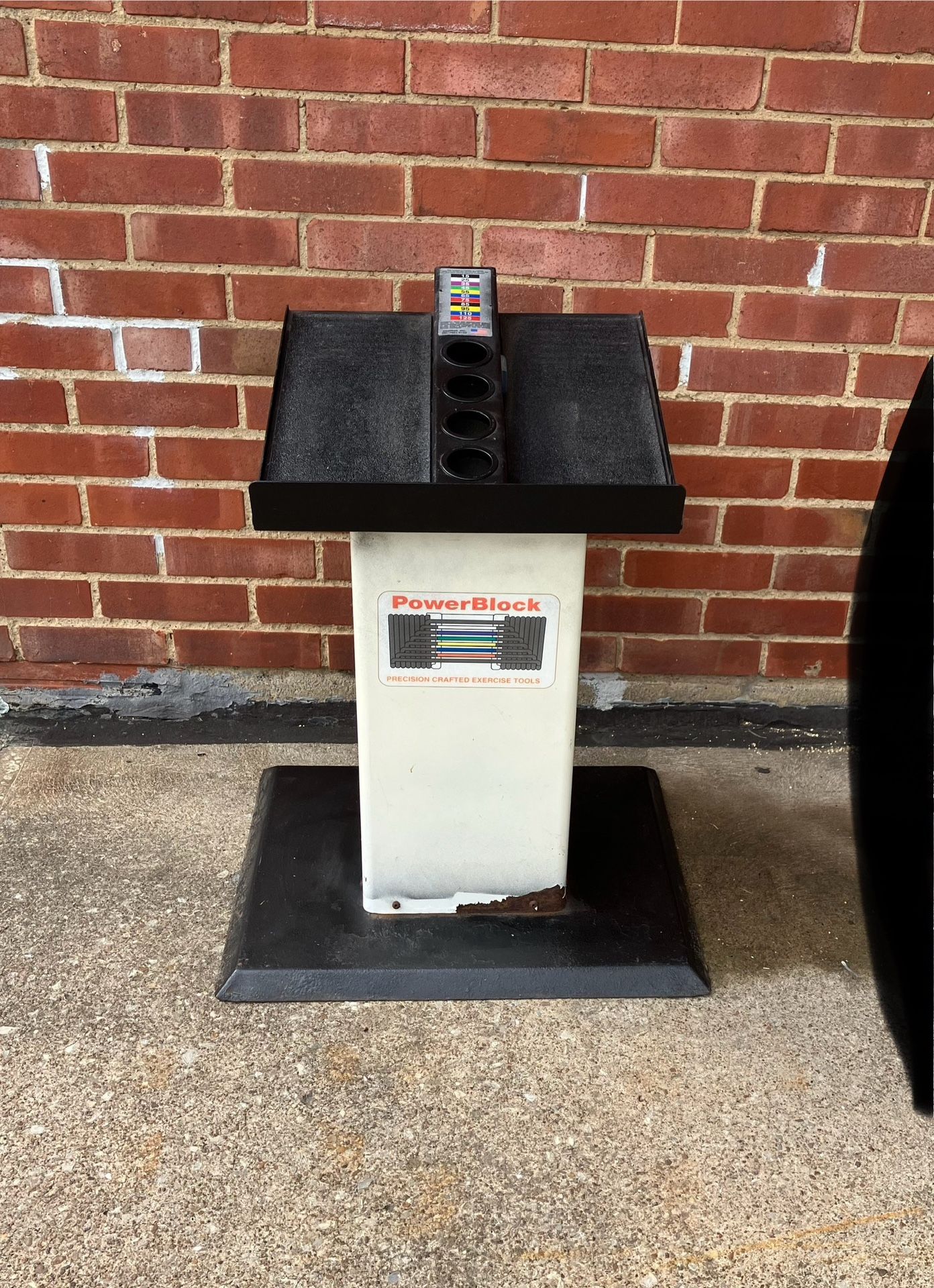 Powerblock Large Column dumbbell weight Stand dumbbells set power block holder storage rack up to 90lbs
