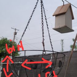 Hanging Basket & Bird Houses $5 Ea
