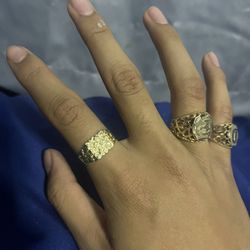 gold nugget ring