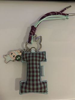 Labubu “I” Initial Keychain