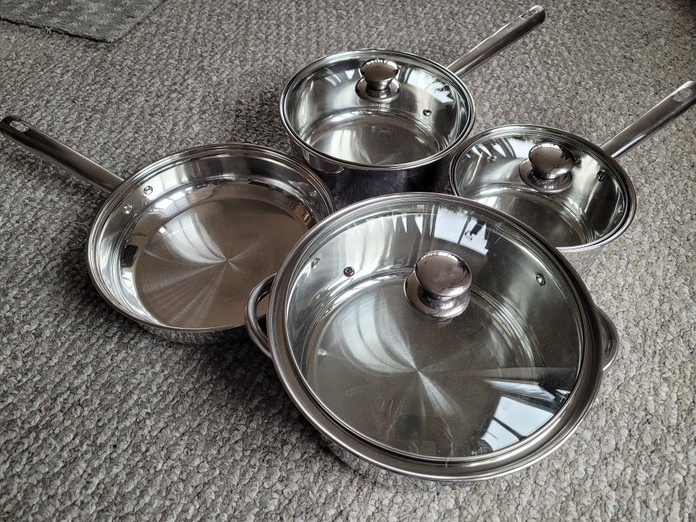 New Stainless Steel Cookwere Set