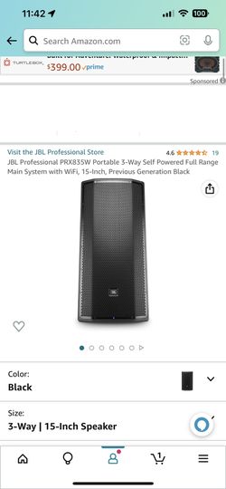 JBL Professional PRX835W 3 Way