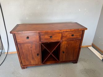 $200 obo Server with Wine Rack