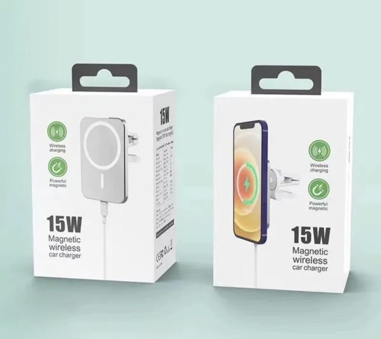 Wireless Car Charger - 15W Magnetic