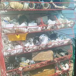 PVC Fittings And Stackable 6 Tier Shelving.