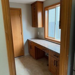 Heavy Duty Mud Room + Laundry room Cabinets $500