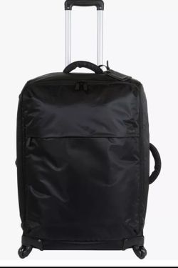 Lipault Paris Upright 4 Wheeled Carry Suitcase, Black, 28x19x10