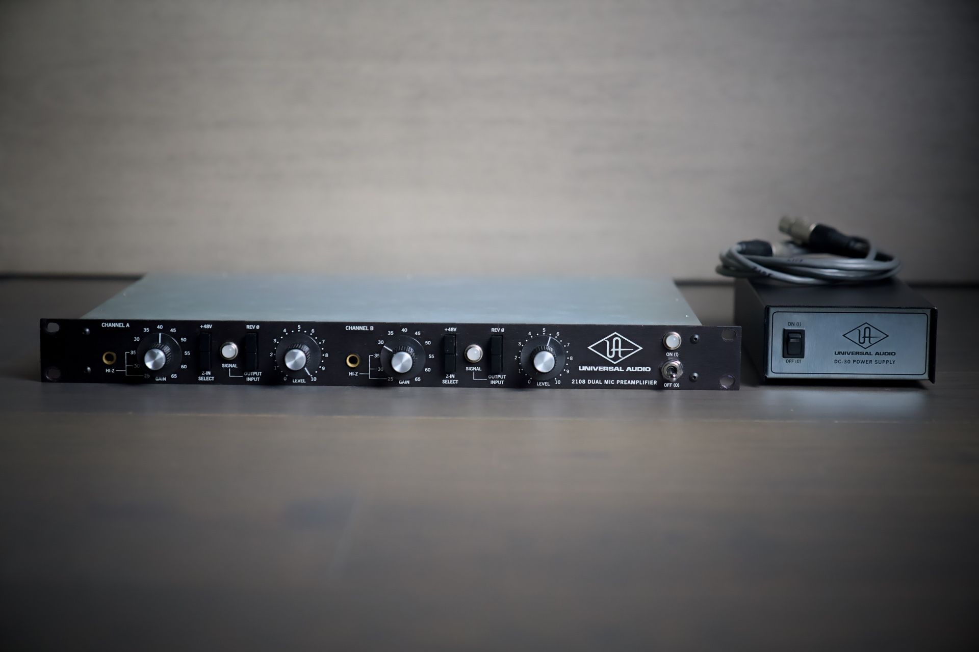Rare Universal Audio 2108 Dual Microphone Preamp W/ PSU
