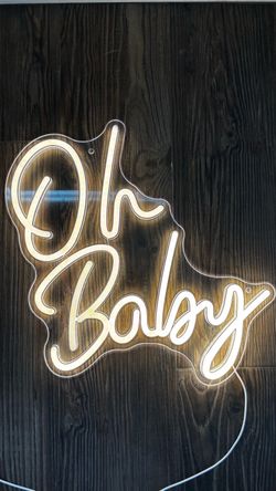 “Oh Baby” LED Neon Sign