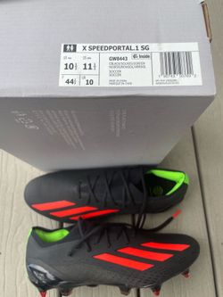 NEW Adidas X Speedportal.1 SG -Black / Solred / SGreen -US men 10.5 / Women 11.5