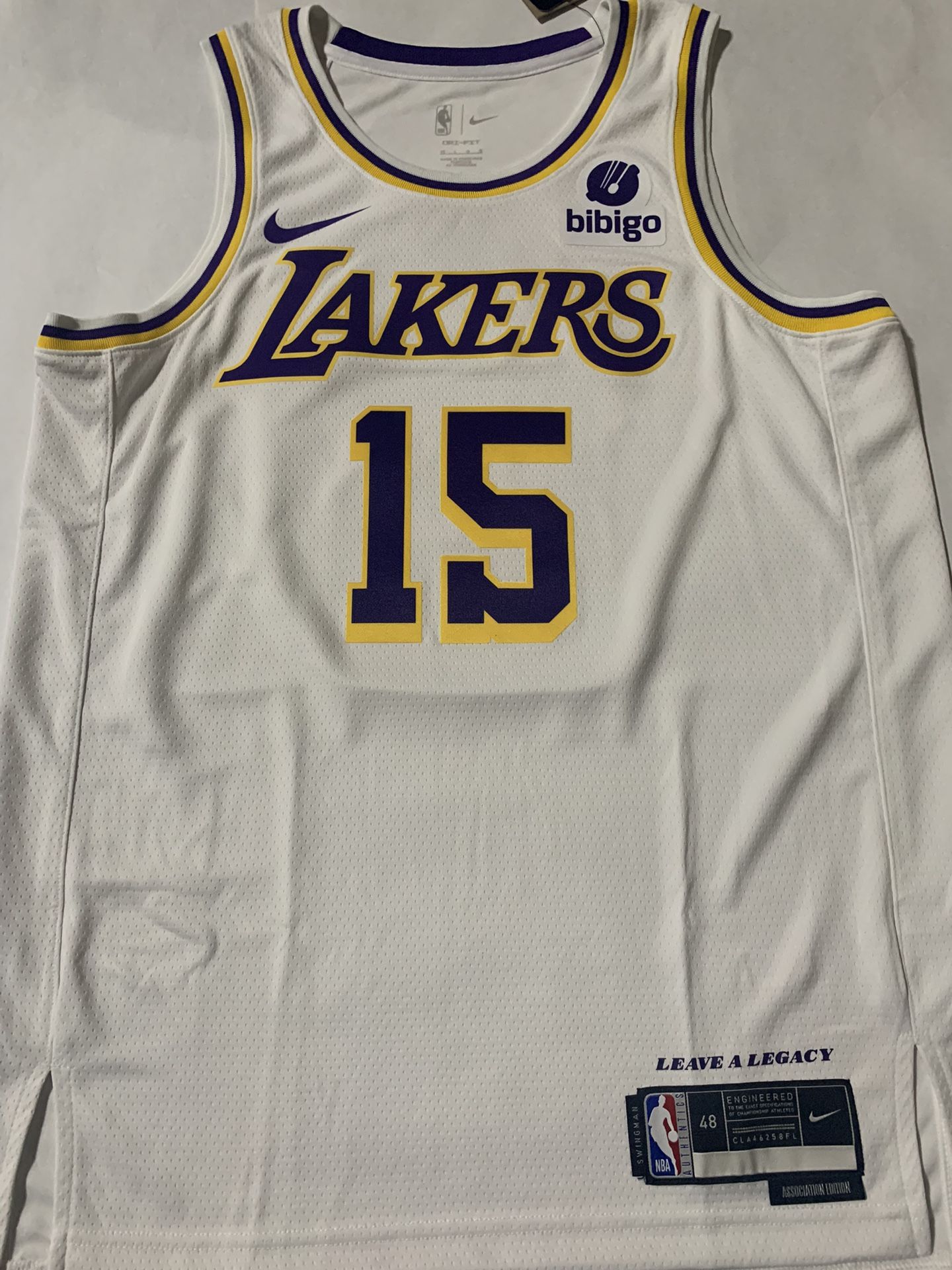 Lakers Austin Reaves Association Swingman Jersey W/BIBGO Patch - L