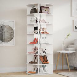 Spinning Shoe Rack, 7 Tiers