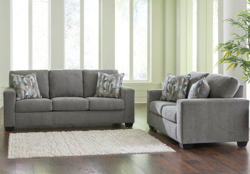 Deltona Graphite Living Room Set ASK,  Recliner, Chair, Sleeper Sofa, Ottoman, Couch, Chest, Dresser, Nightstand, Daybed