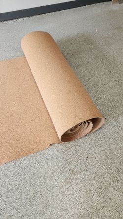 1/4 inch thick Cork underlayment