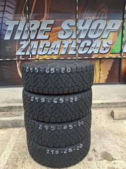 Set of 4 All-Terrain Tires 295/65R20. NITTO RECON GRAPPLER