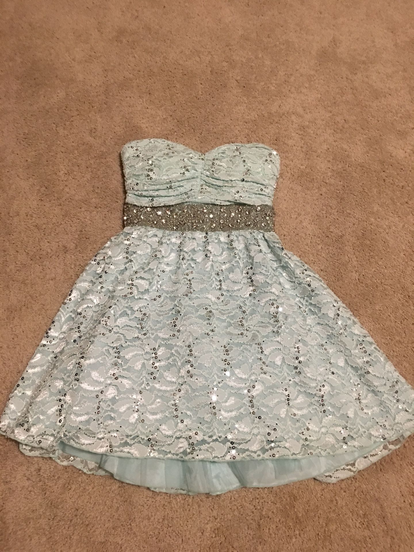 Mint color formal dress size 1