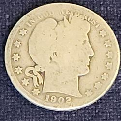 1902 O Barber Silver Half Dollar