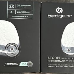 NEW Bedgear Storm 2.0 Cuddle Curve Performance Pillow Size 2.0 (2 pillows)