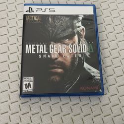 PS5 Metal Gear Solid Snake Eater Game 