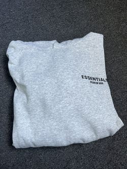 essentials hoodie light oatmeal size medium