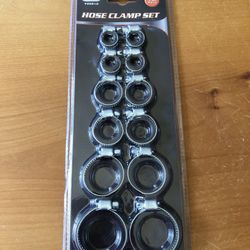 Illinois Industrial Tool 12 Pc Hose Clamp Set - #22212, NEW