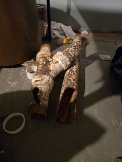 Old Cast Iron Pipes