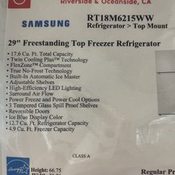 29” Refrigerator 