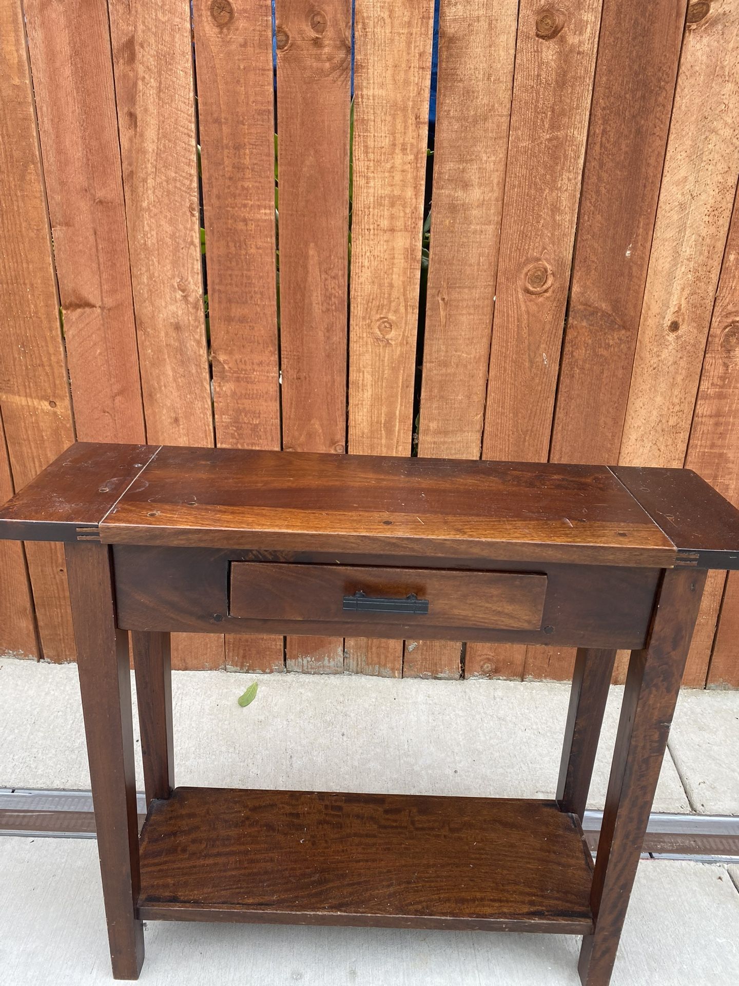 Wood Console Table
