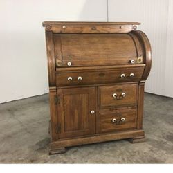 Antique Oak Riverside Desk