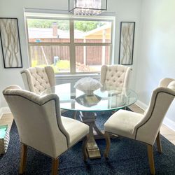 Dining Table & Chairs (4)