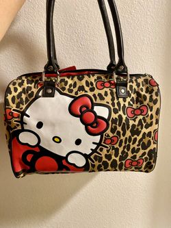 Leopard Hello Kitty Loungefly Duffle Bag