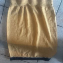 St JOHN Collection by Marie Gray dress suit skirt y2k vintage striped bottoms 