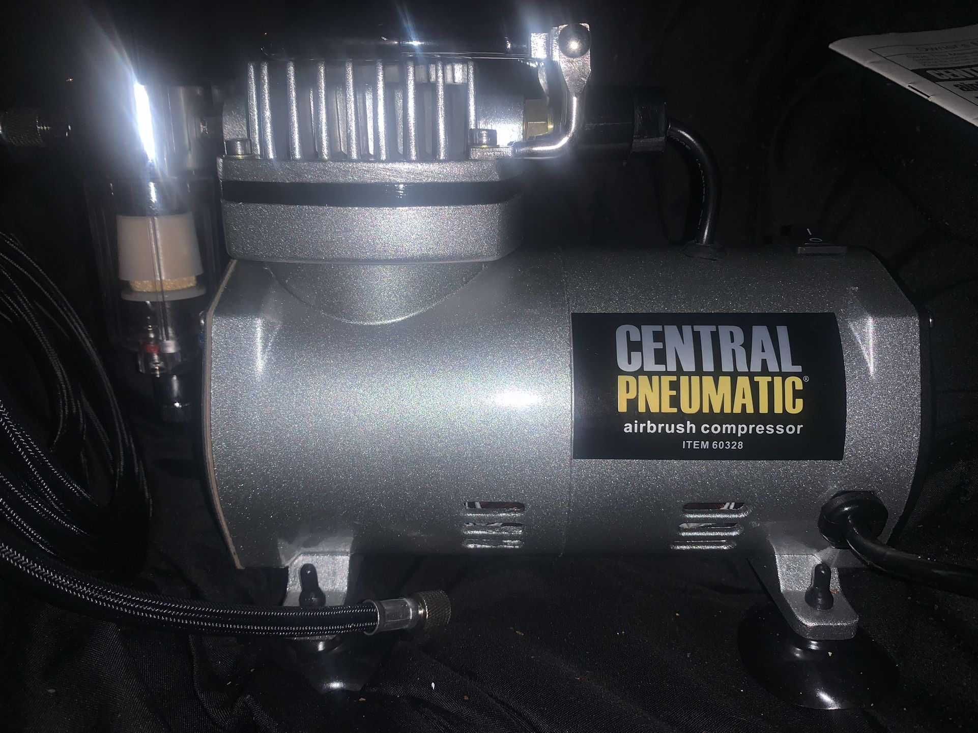 Central Pneumatic Airbrush Compresser