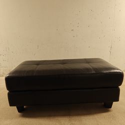 Divani Italian Leather Ottoman