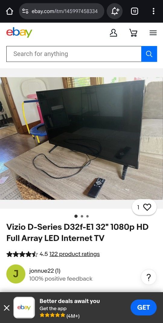 Vizio 32" TV