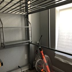 Loft Bed With L Shaped Desk W/ Futon