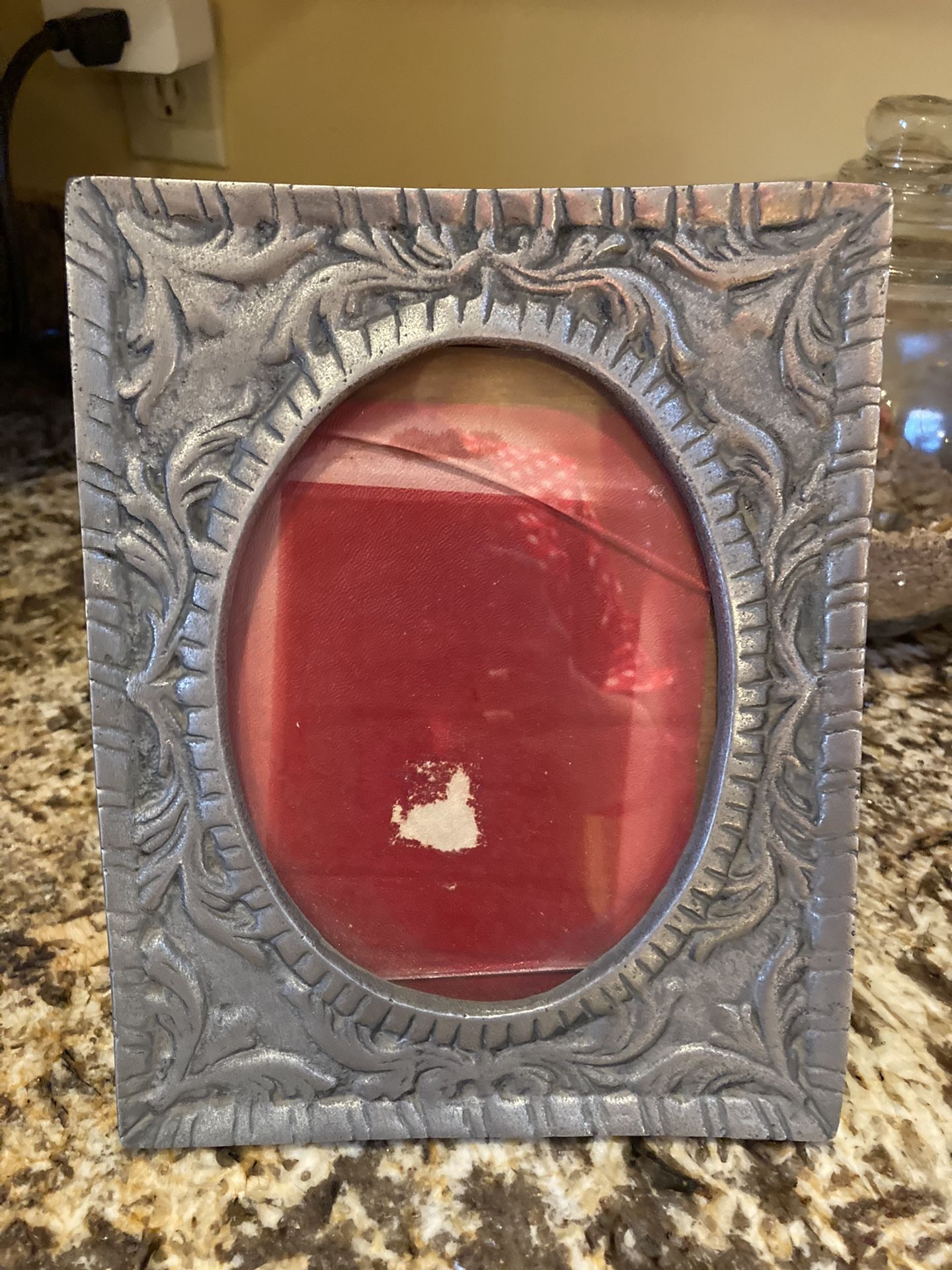 Mexican vintage Pewter frame